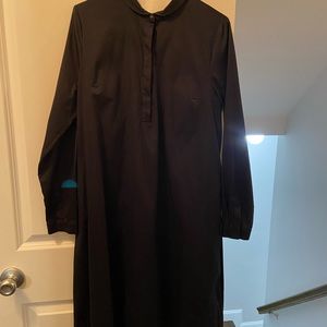 Cos navy designer shirt dress